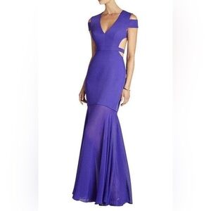 BCBGMaxazria Ava Cut Out Formal Dress